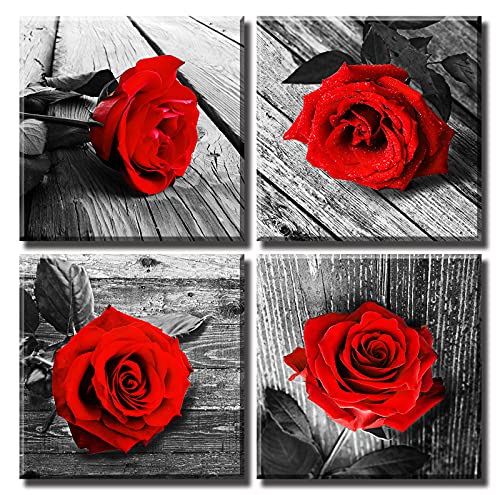 Red rose-4p
