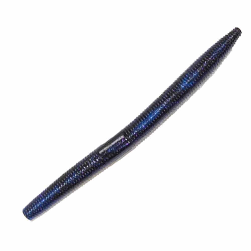 Gambler 6 Inch Fat Ace STICK Worm Soft Plastic Bait - 5 Pack Fishing Lures for Bass, Trout, and Panfish - Perfect for Freshwater and Saltwater Fishing