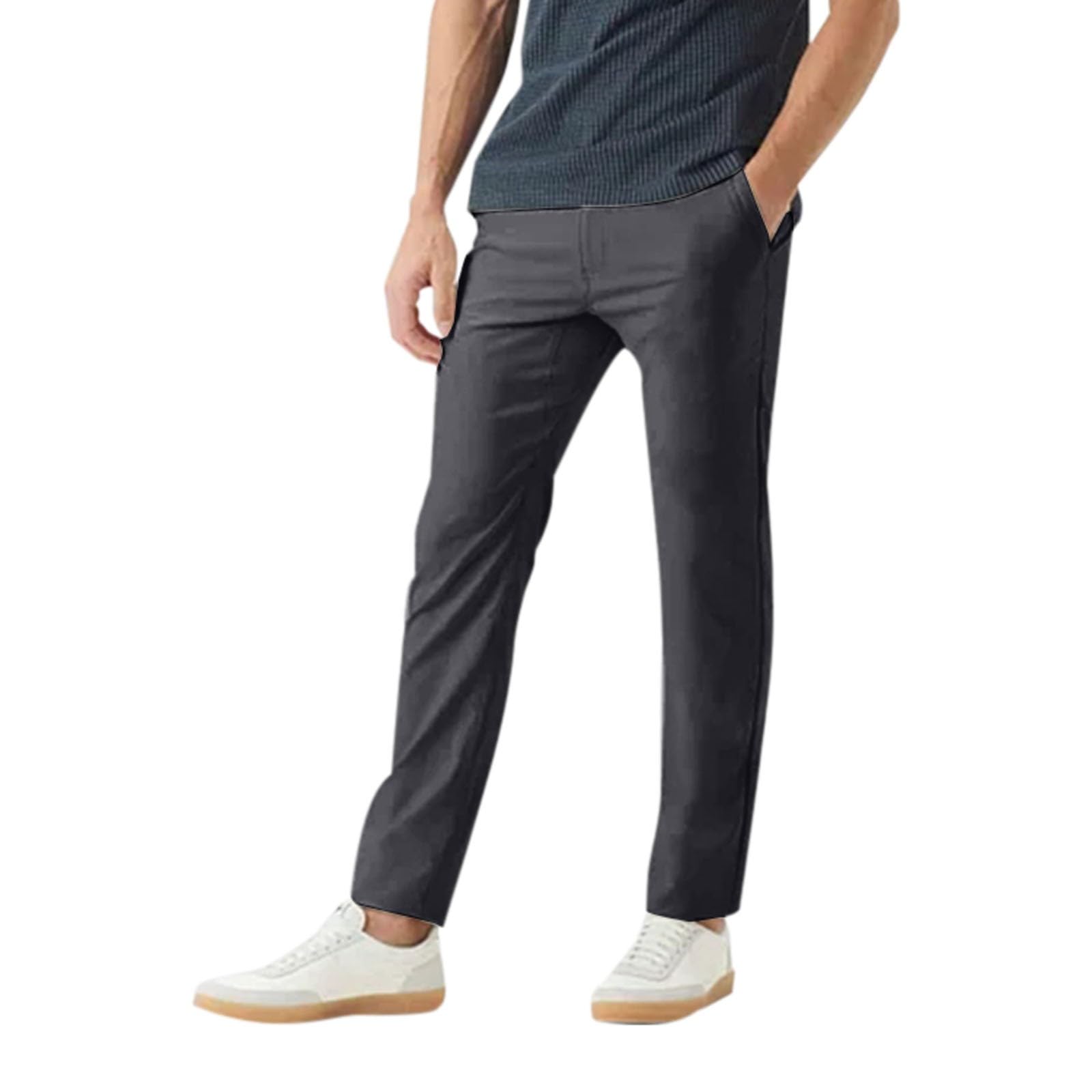 GIERIDUC Men's Cargo Pants - Lightweight Athletic Jogger Sweatpants with Drawstring & Multiple Pockets for Hiking, Work & Casual Wear | Perfect for Outdoor Activities, Gym & Everyday Use