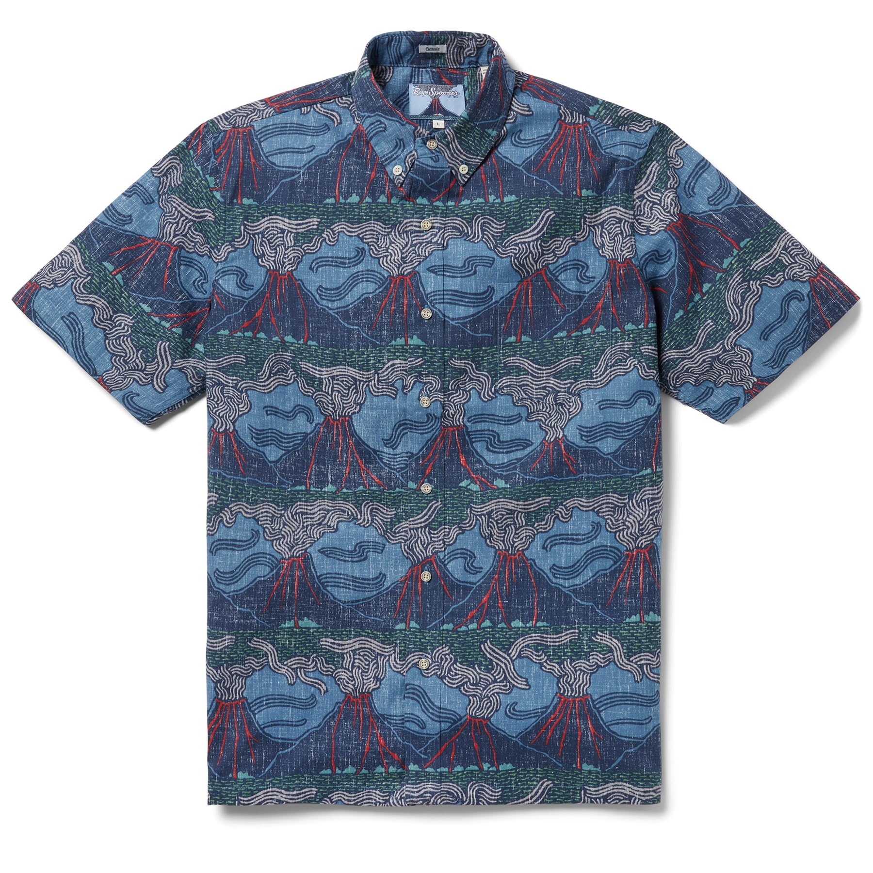 Reyn Spooner Hawaiian Aloha Shirt for Men - Classic Beach Style Button Down Shirt with Tropical Print | Perfect for Vacation, Luau Party & Summer Outfits