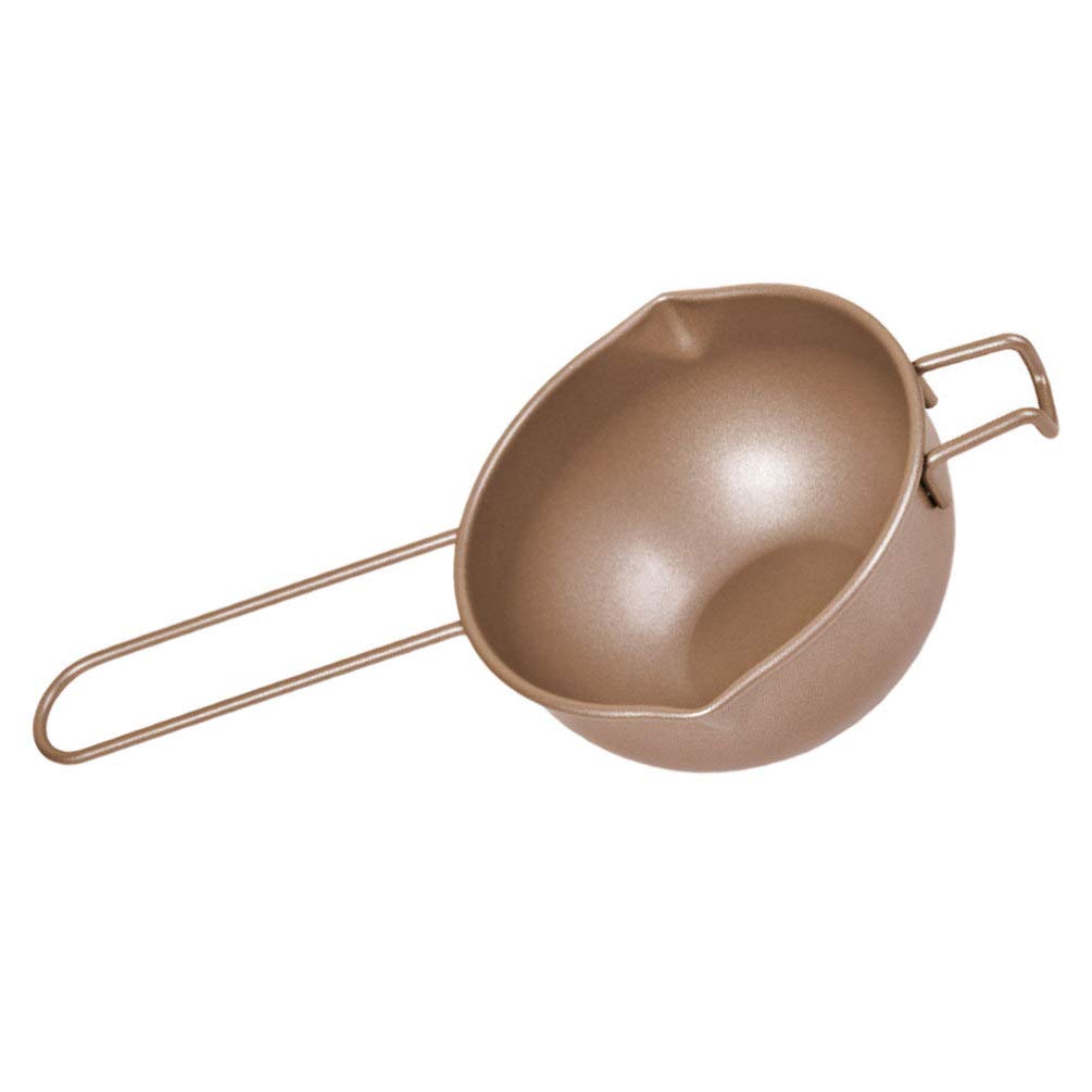 1pc Stainless Steel Chocolate Melting Pot with Handle - DIY Chocolate & Butter Melting Pot for Baking, Candy Making, Fondue & Kitchen Supplies - Perfect for Home Chefs & Dessert Lovers