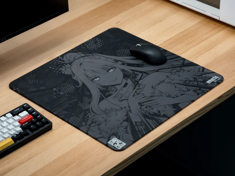 Wraith Cosmic Glass V2 Gaming Mousepad - Evil Edition | Ultra-Smooth Glide Surface for Precision Gaming & Office Work | Perfect for Esports, FPS, and Professional Use