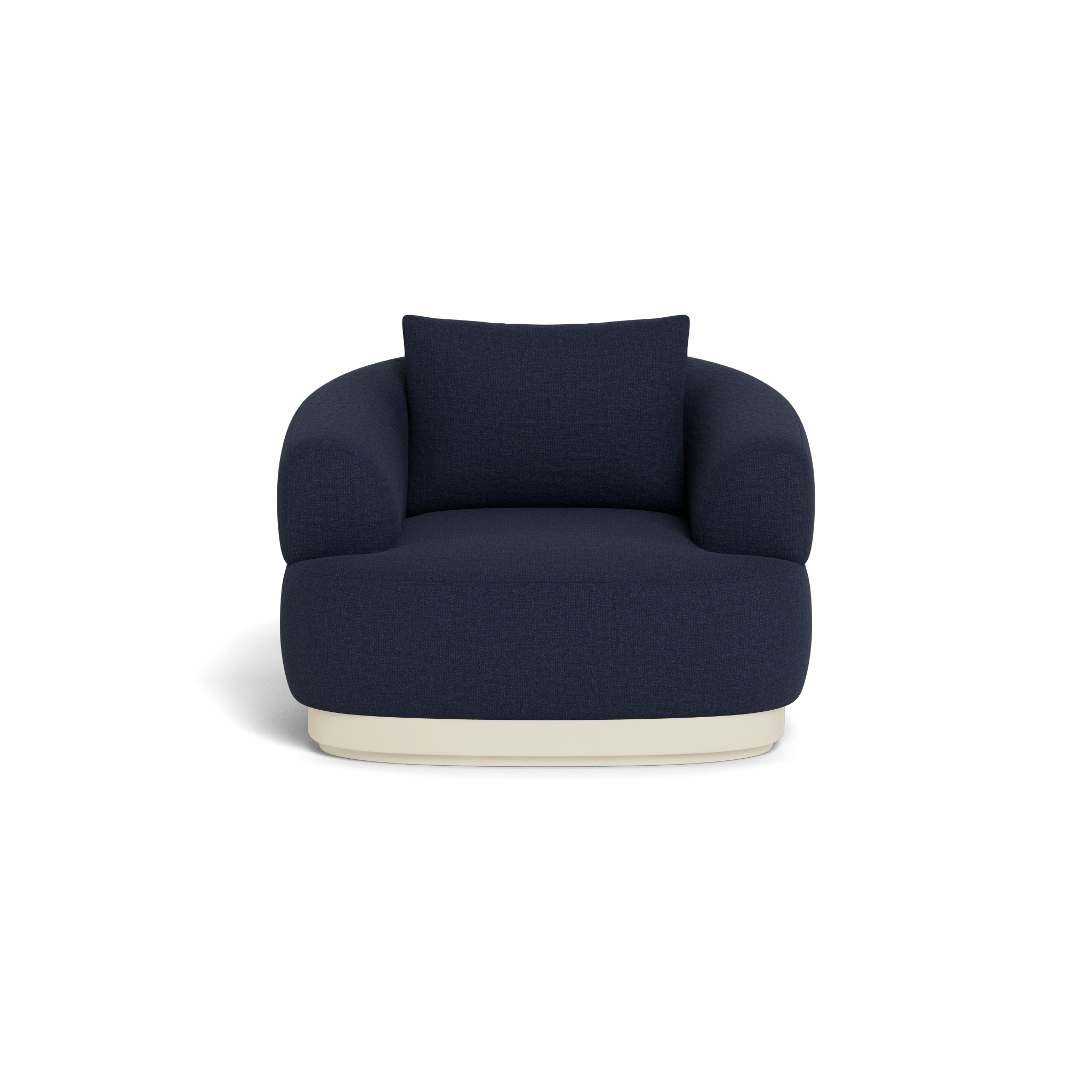Amalfi Lounge Chair - Modern Comfortable Accent Chair for Living Room, Bedroom & Patio - Stylish Upholstered Armchair with Solid Wood Frame - Perfect for Relaxing, Reading & Lounging
