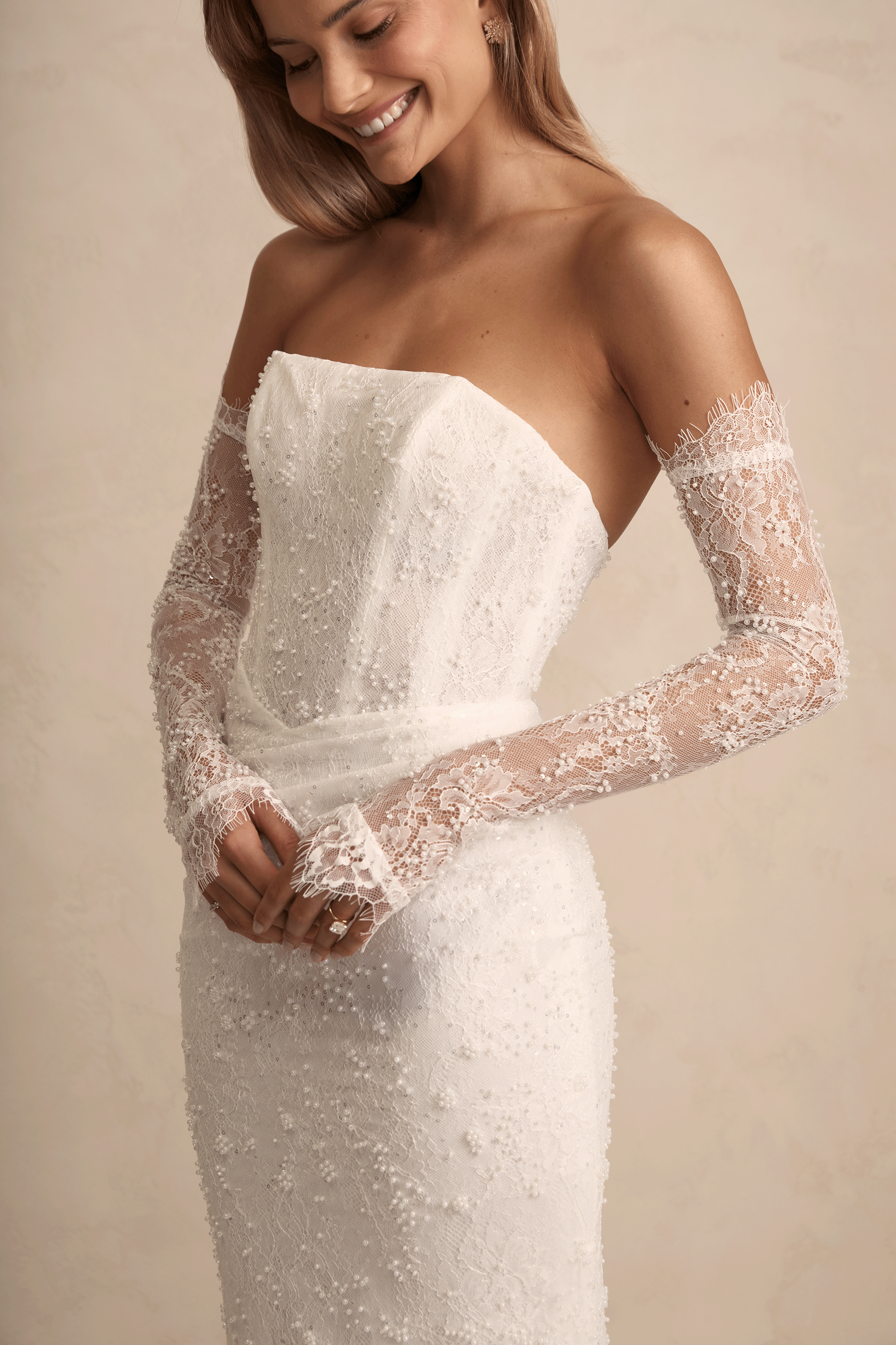Haven Chantilly Sleeves - Elegant Lace Sleeves for Women's Dresses & Formal Wear | Perfect for Weddings, Parties & Special Occasions