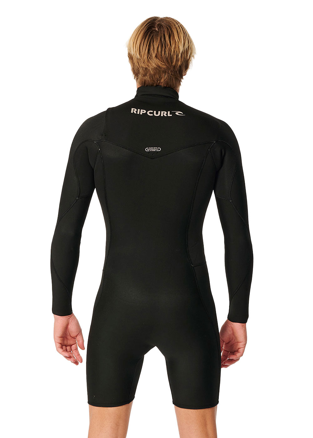 Rip Curl Men's Dawn Patrol Yulex 2mm GBS Chest Zip Long Sleeve Spring Wetsuit - Perfect for Surfing, Diving & Water Sports in Cool Conditions