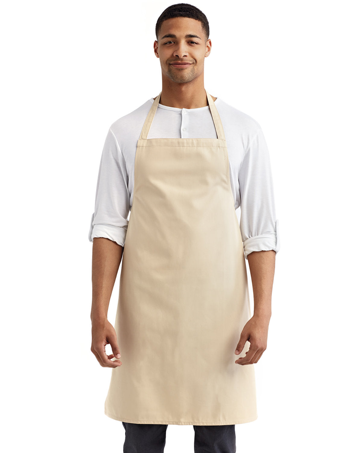 Reprime RP102 Organic Cotton Bib Apron - Artisan Collection for Cooking, Baking & Grilling - Durable & Stylish Kitchen Apron for Chefs & Home Cooks