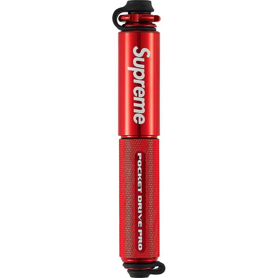 SUPREME 21SS X LEZYNE POCKET DRIVE PRO Bike Pump - Portable High Pressure Mini Bicycle Tire Inflator for Road & Mountain Bikes - Perfect for Cycling, Commuting & Emergency Repairs
