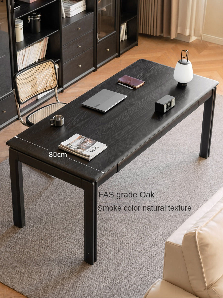 Premium Oak Solid Wood Large Size Desk - Durable & Stylish Home Office Desk for Work, Study, and Gaming - Perfect for Modern Workspaces & Home Offices
