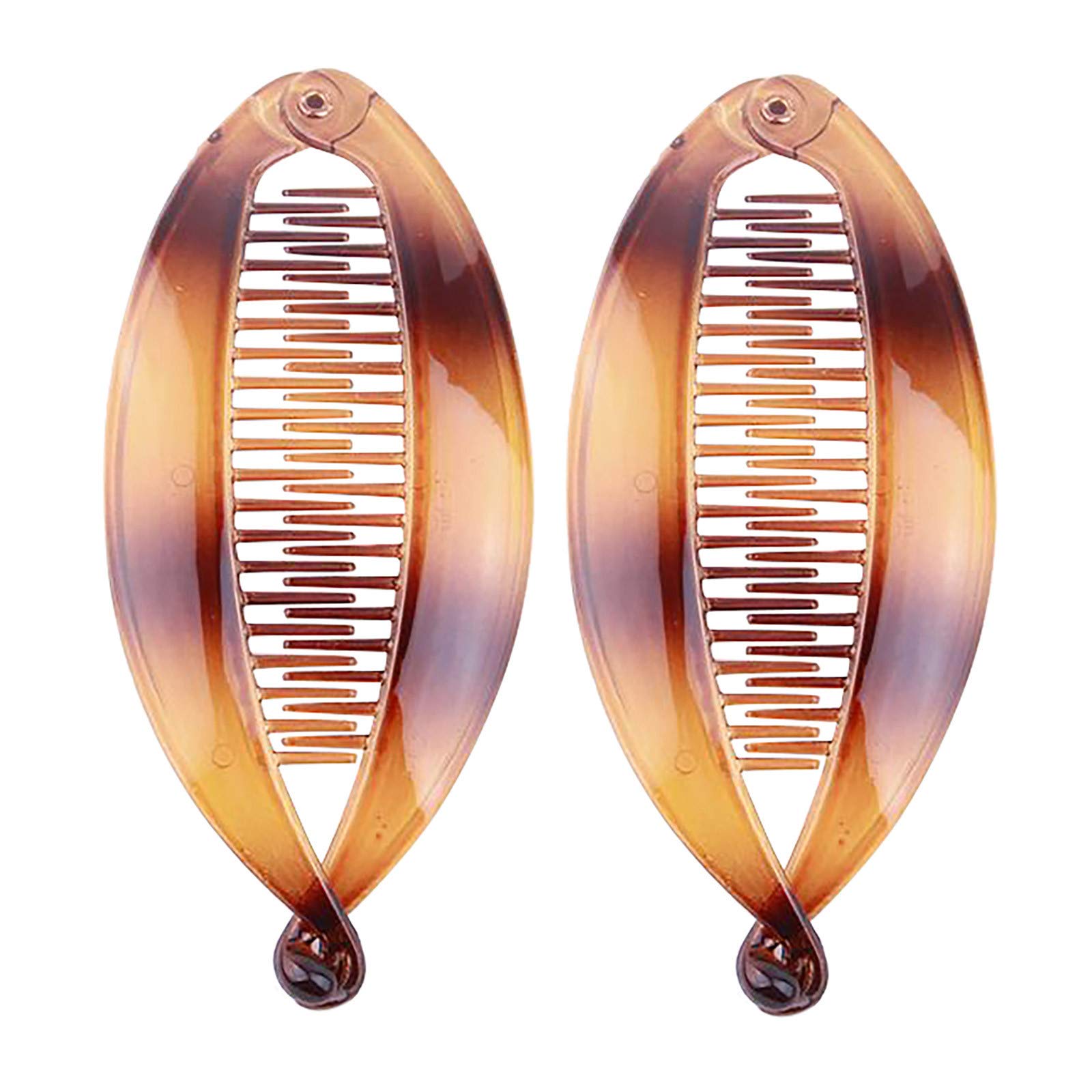 Ponytail Updo Hair Clip - Durable Comb Hair Holder for Women & Girls, Classic Flexible Hair Accessory, Thick Knotted Headband (Size B, One Size) - Perfect for Work, Parties & Everyday Styling