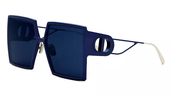 Dior 30Montaigne SU Square Sunglasses in Blue - Luxury Designer Sunglasses for Women, UV Protection, Fashionable Square Frame - Perfect for Beach, Driving & Outdoor Activities