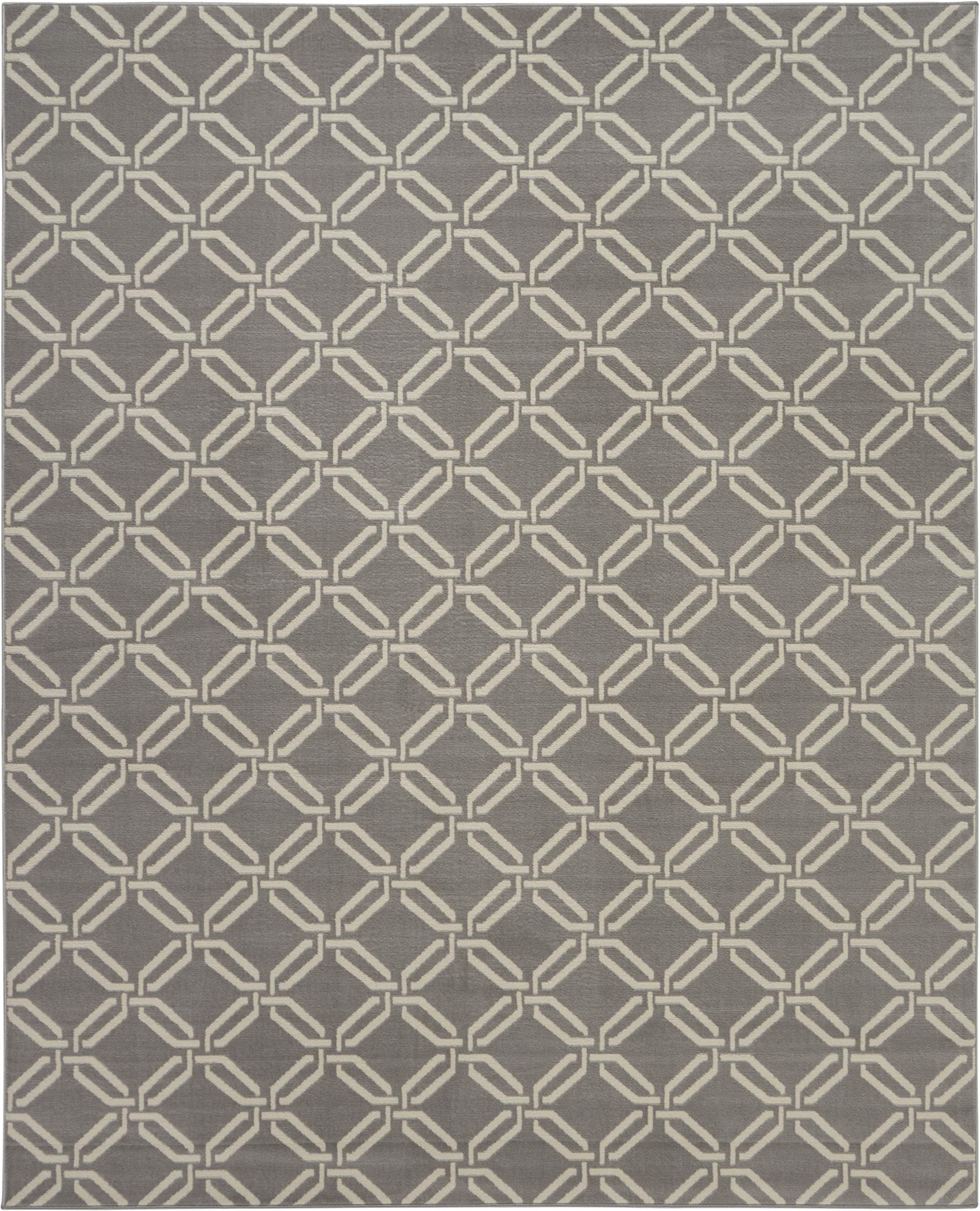 Nourison Jubilant Trellis Grey 7'10