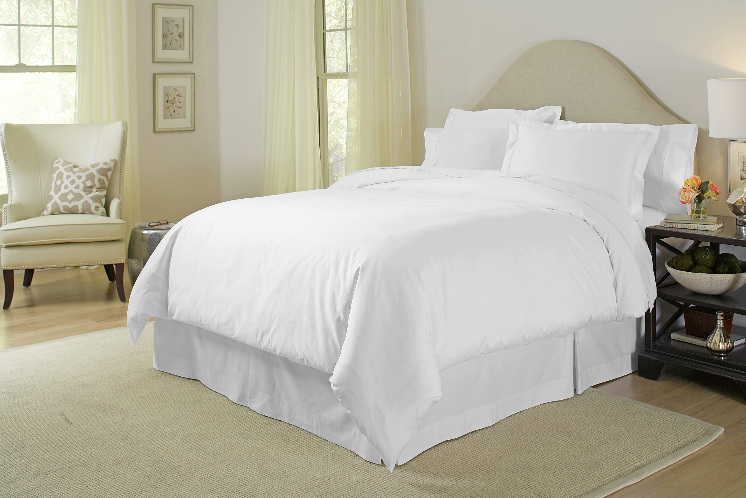 Pointehaven 400TC Pima Cotton King Bedding Set - Luxury for Home & Hotel