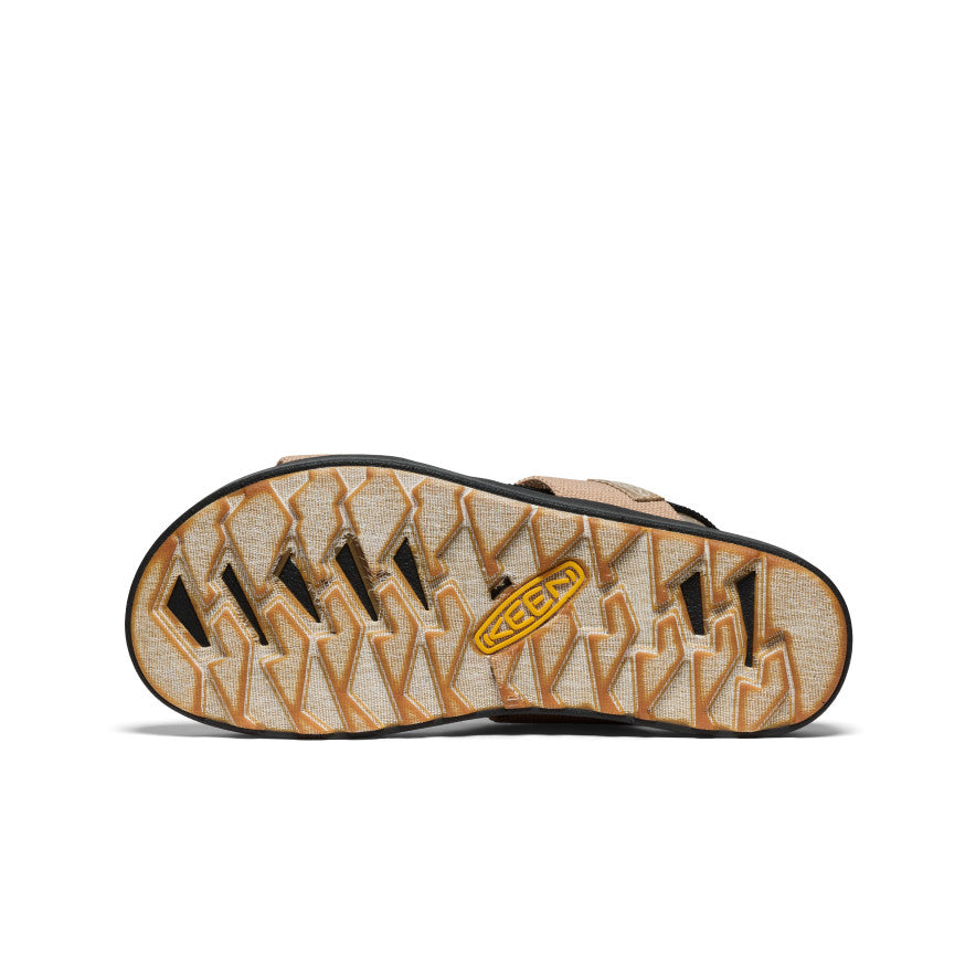 Women's Elle Backstrap Sandal - Cornstalk/Black | Comfortable Summer Sandals for Beach, Vacation & Casual Outings