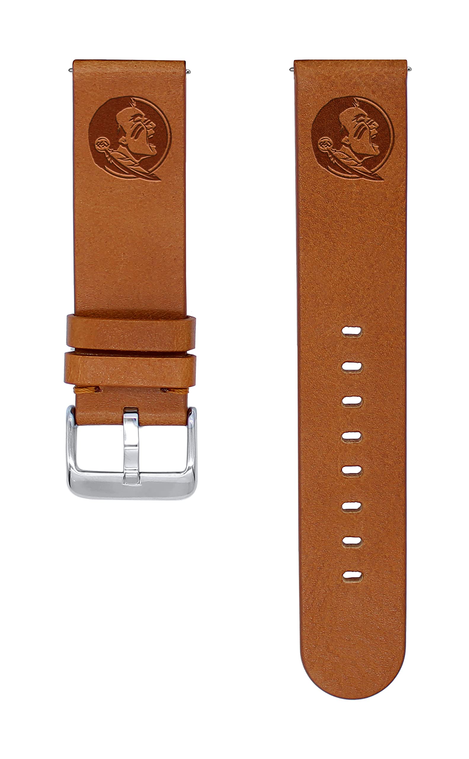 Florida State Seminoles Leather Watch Band for Samsung Galaxy Watch - Durable & Stylish Replacement Strap for Workouts, Office & Casual Wear