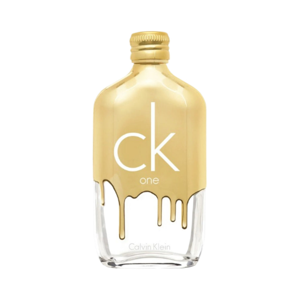 CK One Gold Eau de Toilette Spray for Men & Women - 3.4 oz/100ml Unisex Fragrance | Fresh Citrus & Floral Scent | Perfect for Daily Wear, Date Night & Special Occasions