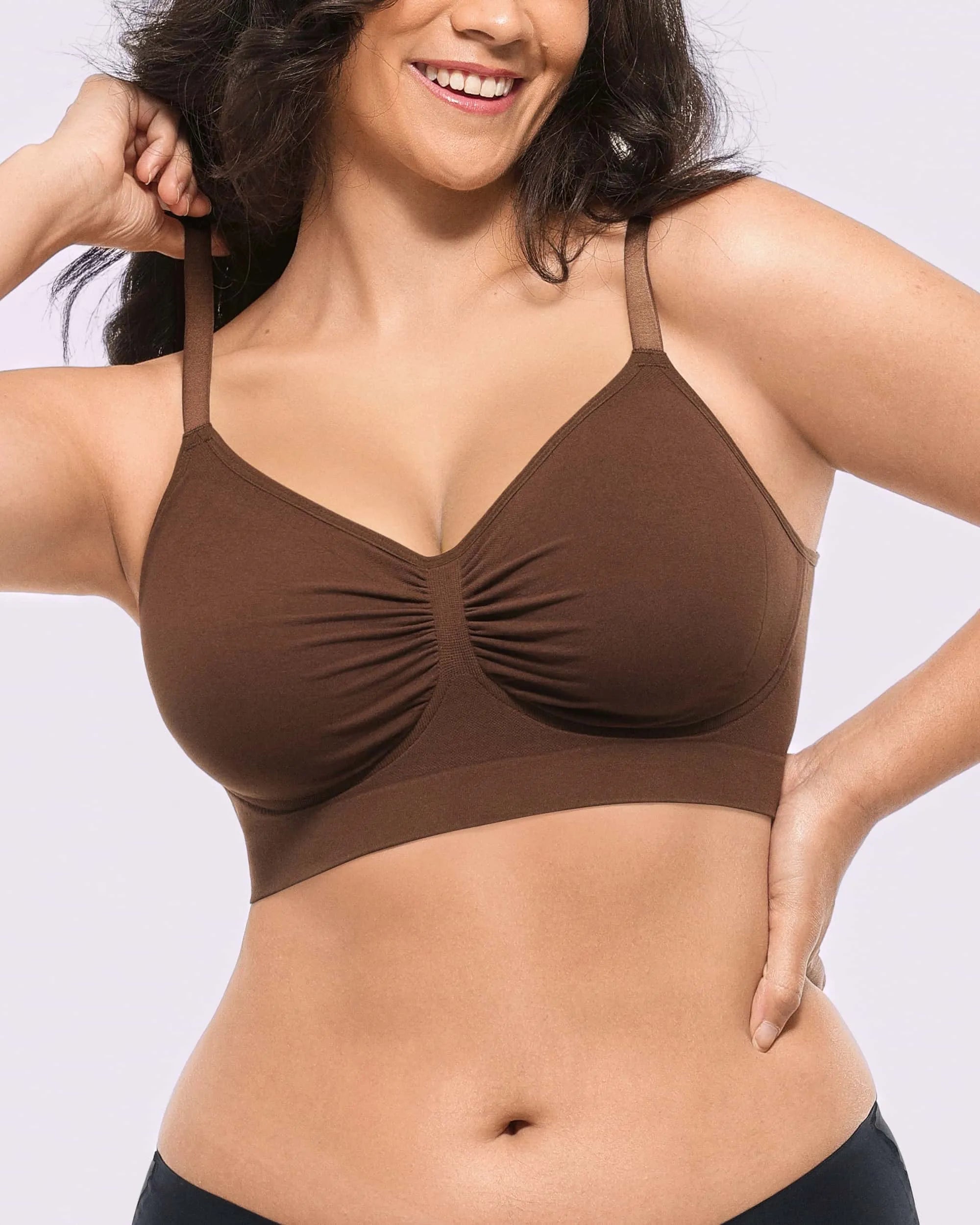 Wireless Comfort Bra - Seamless Unlined Support for Everyday Wear - Perfect for Yoga, Workouts, and Lounge Wear