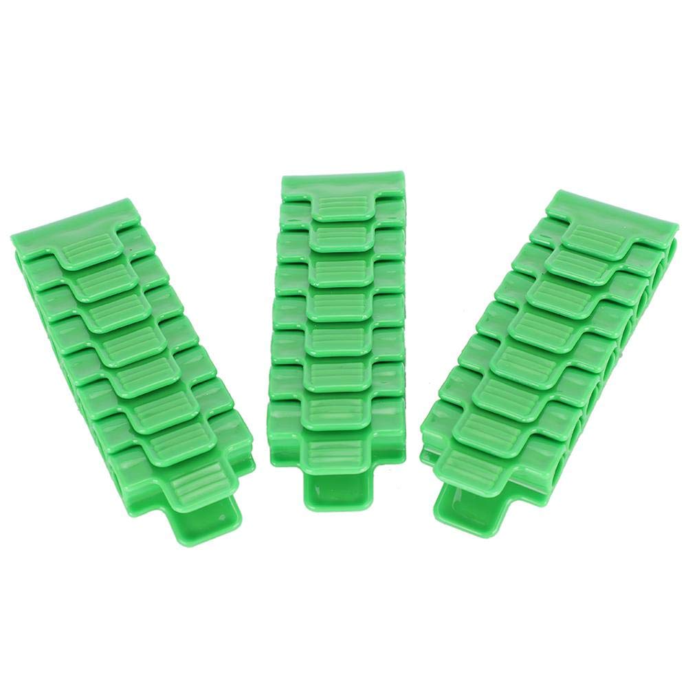 24Pcs Greenhouse Film Clips - Heavy Duty Plastic Clamps for 11mm Tubes - Secure Greenhouse Cover & Frame - Gardening Accessories for DIY Greenhouse, Tunnel, and Plant Protection (Great for Home Garden & Farm Use)