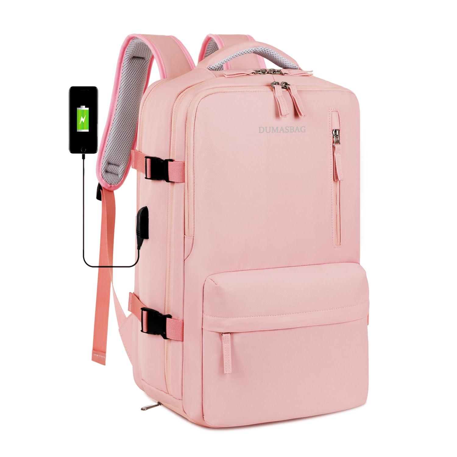Women's Travel Laptop Backpack - Airline Approved Carry On with Shoe Compartment for 16