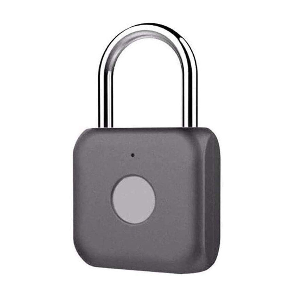 Huixinliang Fingerprint Padlock - IP65 Waterproof Smart Lock with Keyless Entry, Anti-Theft Digital Security Lock for Gym Lockers, Doors, Luggage, Suitcases & Handbags | Portable & Durable for Travel, Home & Office Use