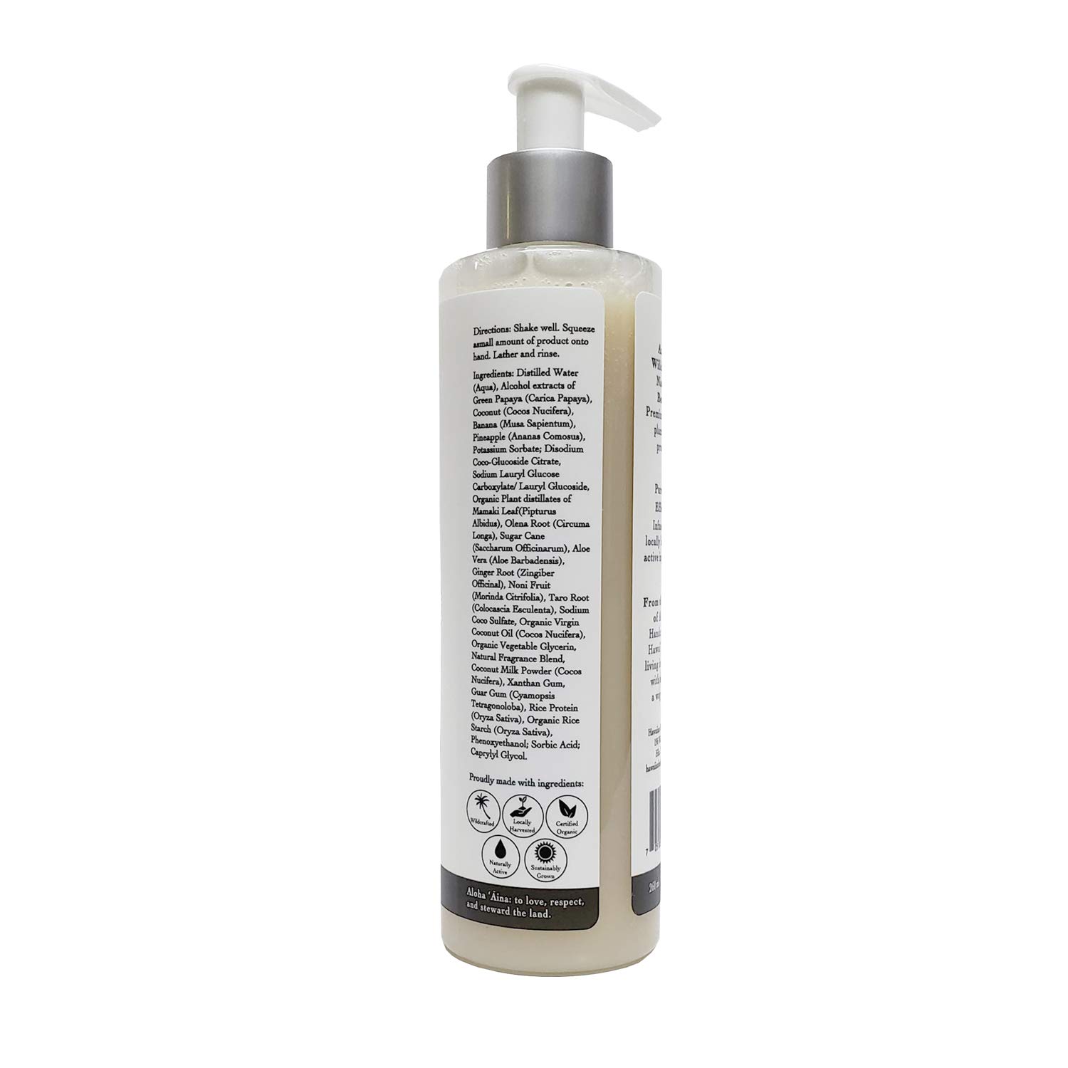 Ola Coconut Body Wash with Pure Tropical Oils & Plant Extracts - 8 fl oz | Hydrating & Nourishing Shower Gel for Dry Skin | Perfect for Daily Use & Spa Days