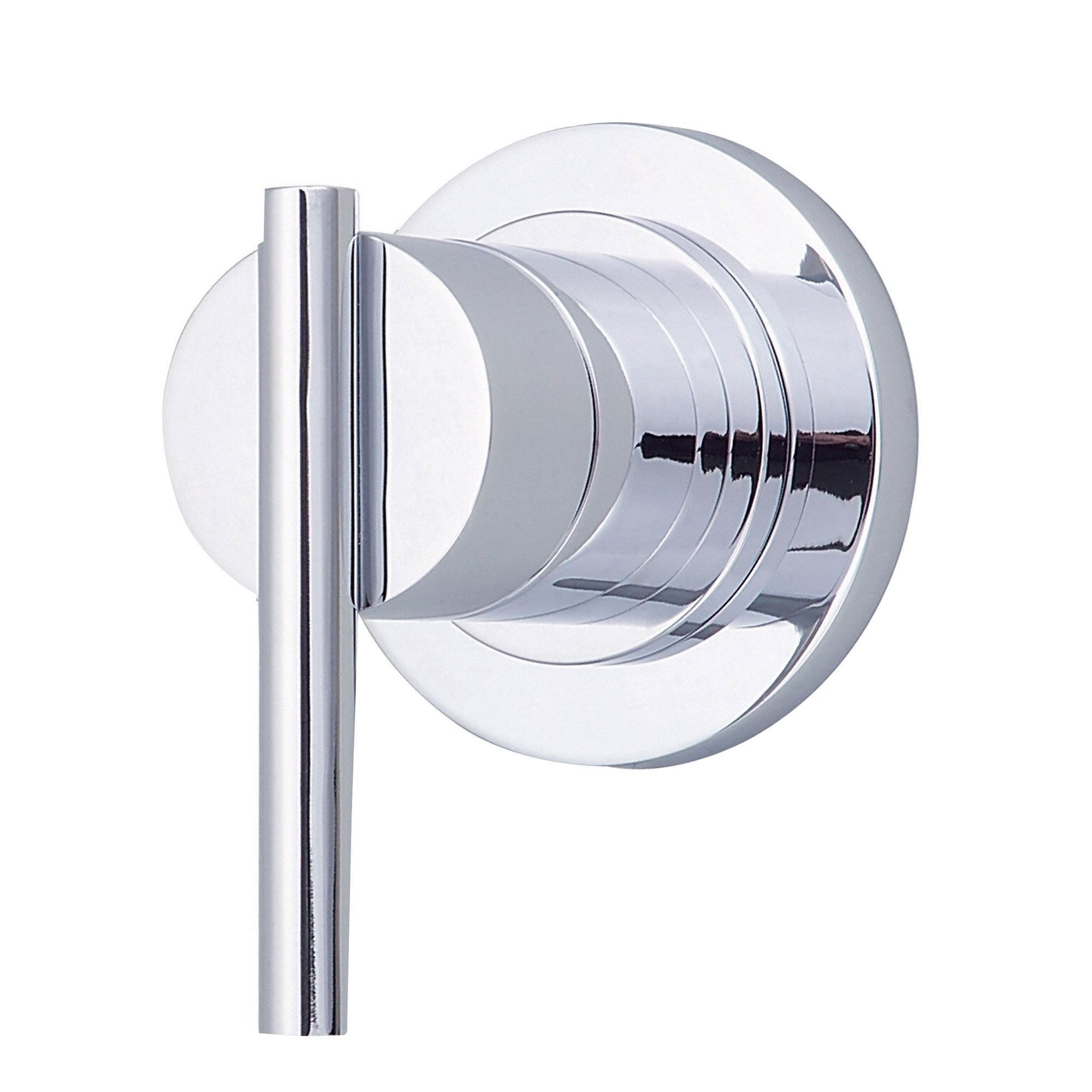 Danze Parma Chrome Single Handle 4-Port Shower Diverter Valve with Volume Control - Includes Rough-In Valve for Bathroom Remodeling and Multi-Function Shower System Installation