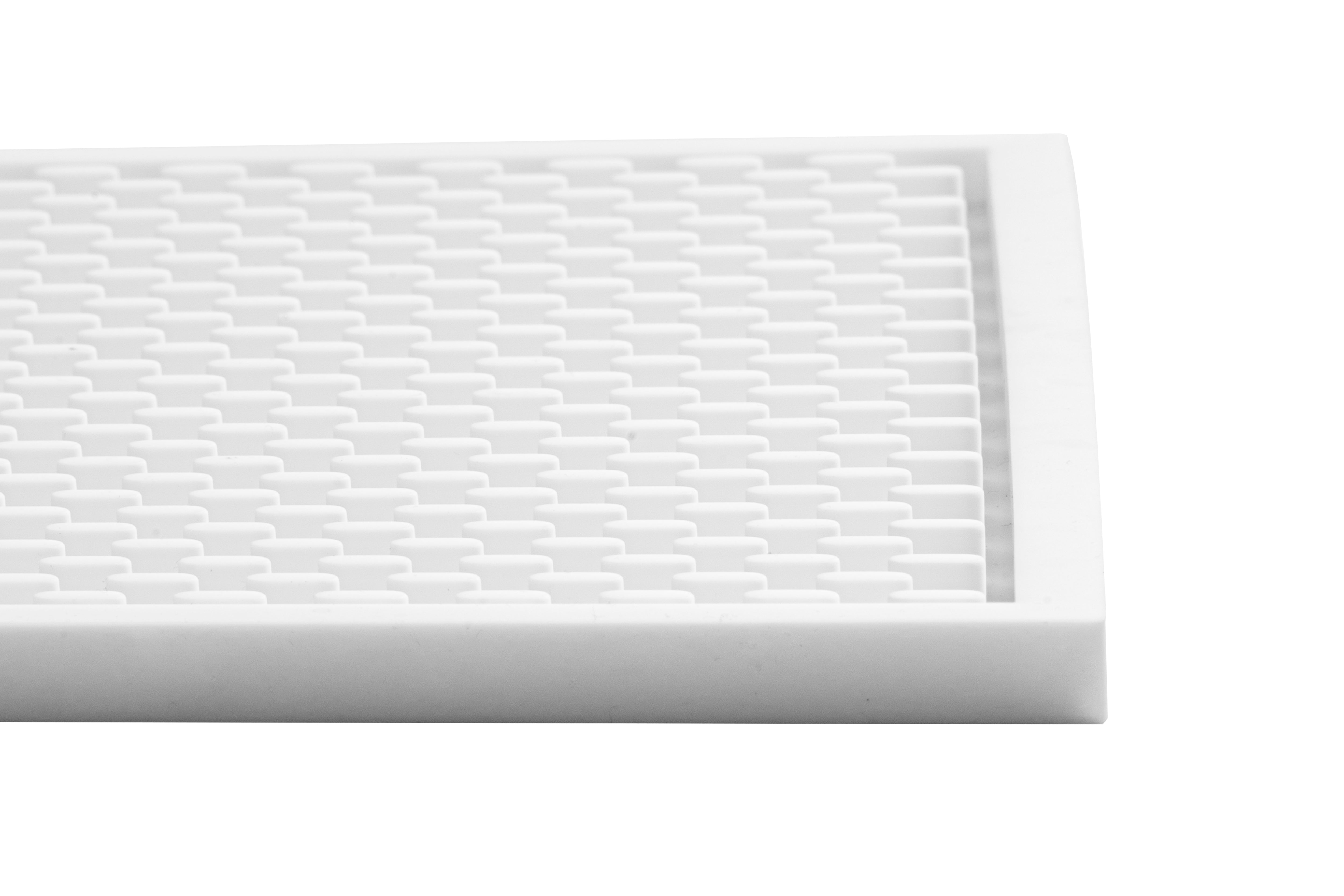 Premium Non-Slip White Silicone Bar Mat - Heat Resistant & Easy to Clean - Perfect for Bartending, Baking, Crafting & Kitchen Counter Protection