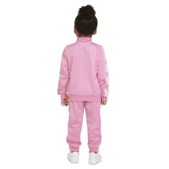 Nike Toddler Pink Tricot Tracksuit Set - Soft & Comfortable 2-Piece Outfit for Baby Girls - Perfect for Playdates, Daycare & Outdoor Activities