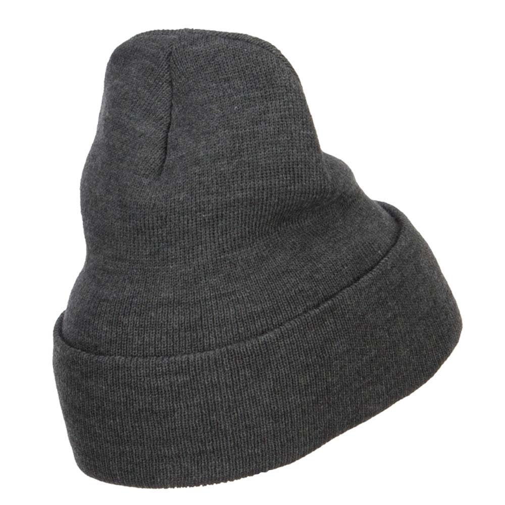 E4Hats Surf Embroidered Long Beanie for Men & Women - Warm Winter Skull Cap for Surfing, Snowboarding & Outdoor Activities