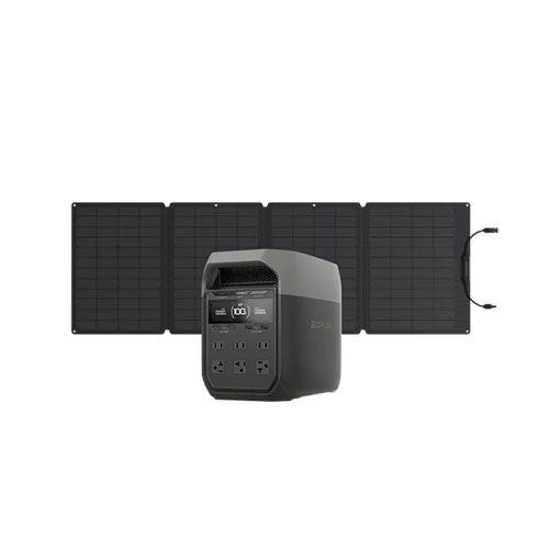 EcoFlow DELTA 3 Portable Power Station 3000W | Solar Generator for Camping, RV & Home Backup | Fast Charging, 3600Wh Capacity, 6 AC Outlets