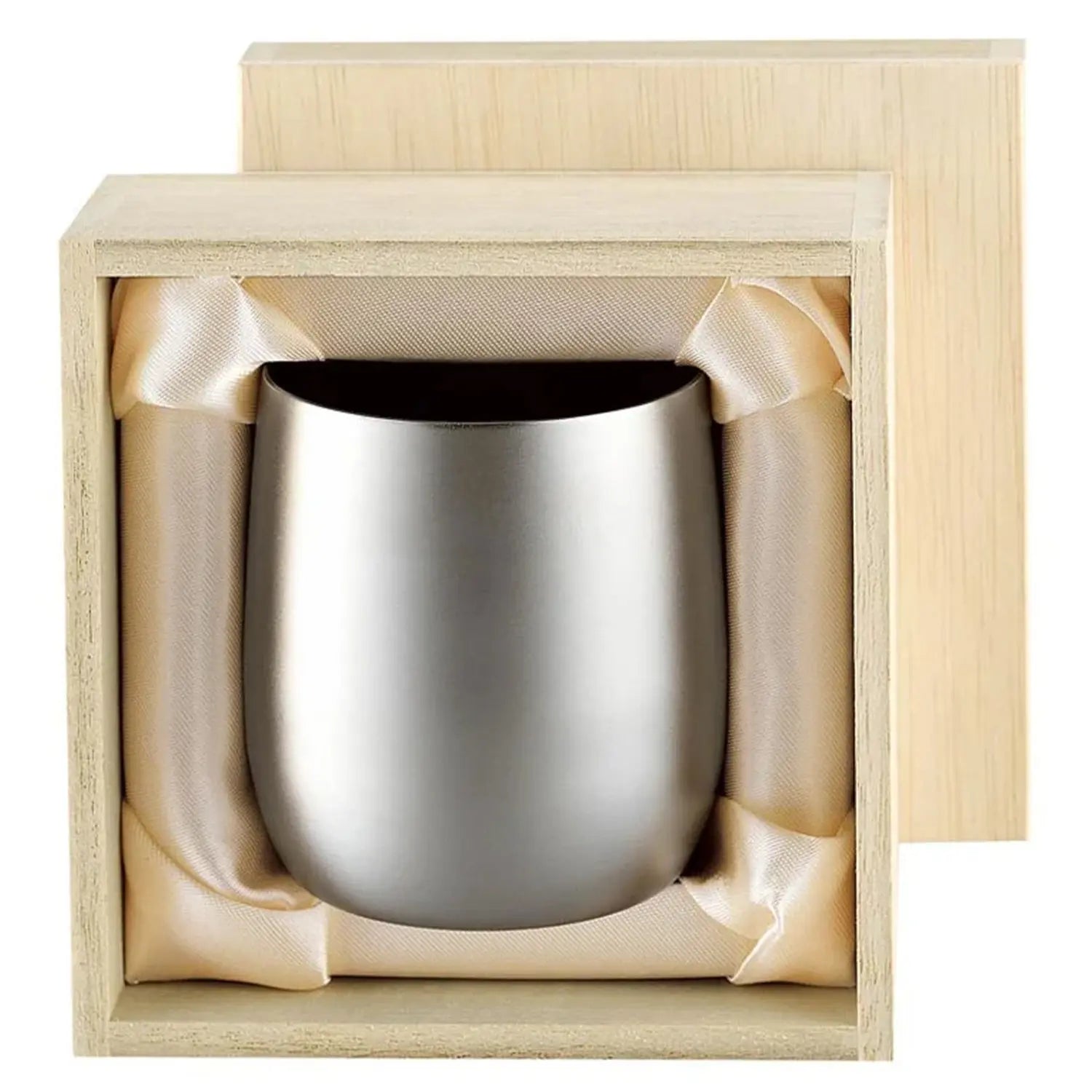 Asahi Kasumi Titanium Double Wall Insulated Rocks Glass 250ml - Whiskey, Bourbon & Cocktail Drinking Glasses for Home Bar, Parties & Gifts