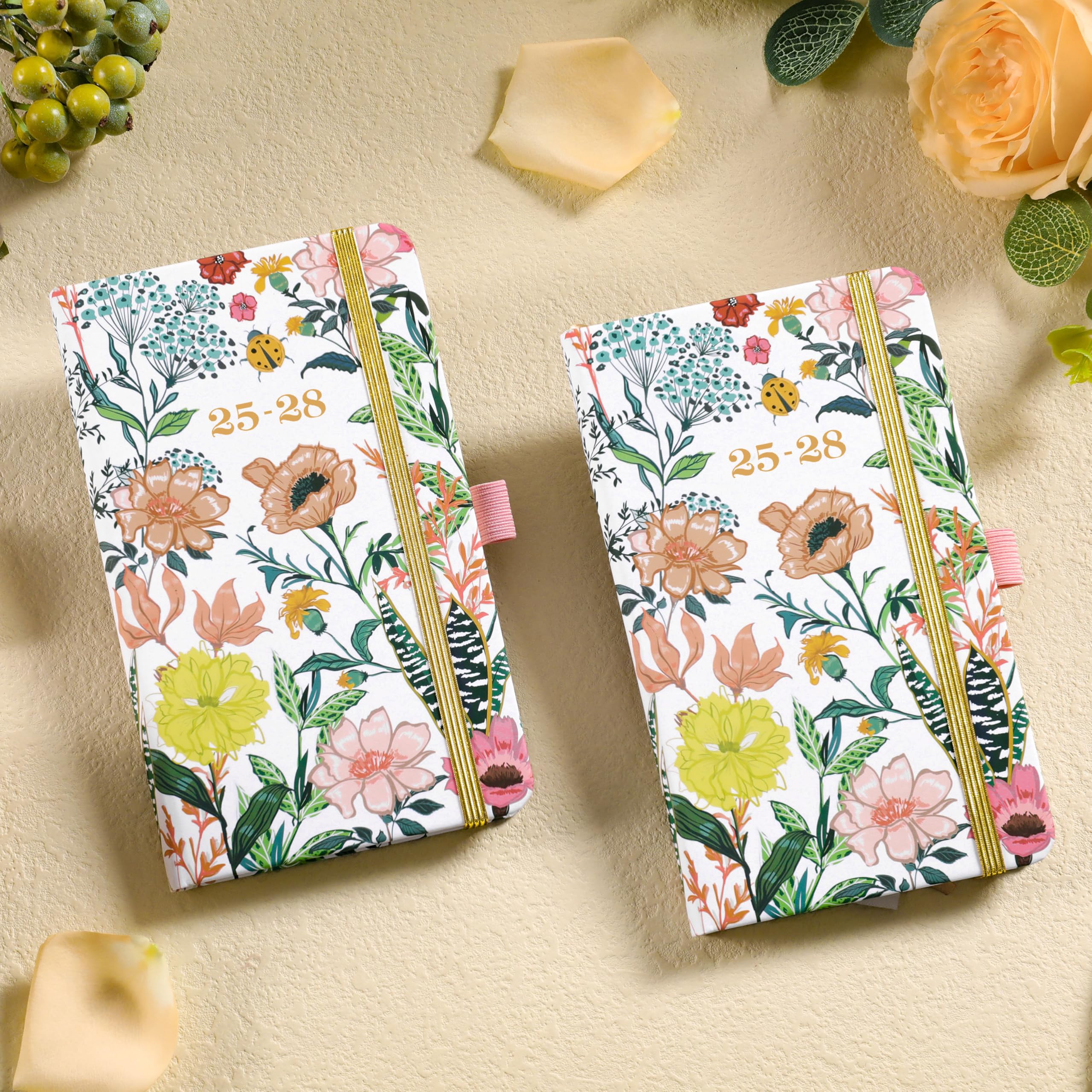 2025-2028 3-Year Monthly Pocket Planner - Small Purse Calendar (3.8
