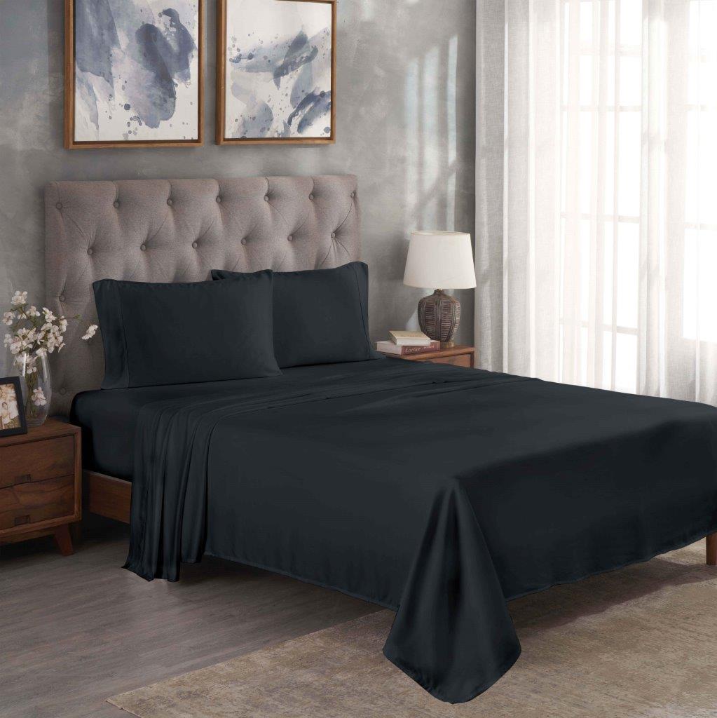 Premium 300 Thread Count Modal Deep Pocket Sheet Set - Soft & Breathable Bedding for Ultimate Comfort - Perfect for Master Bedroom, Guest Room, or Vacation Home