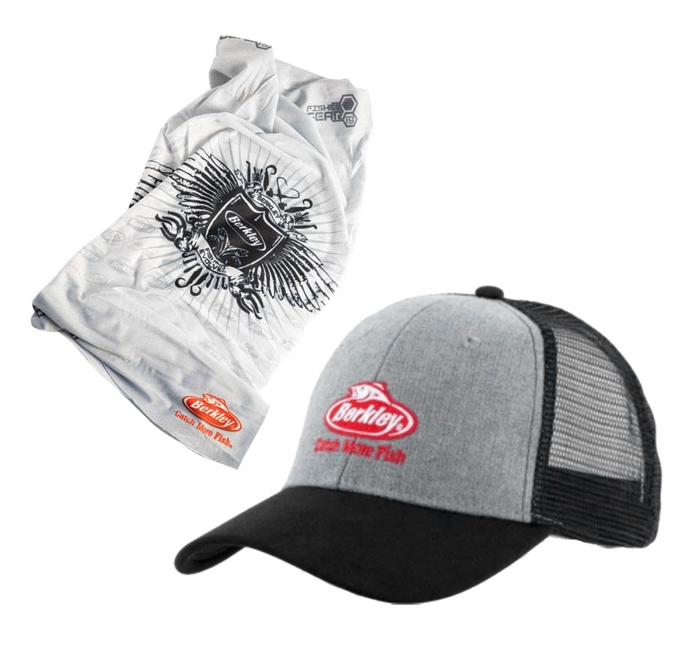 Berkley Hat & Solar Tube - UV Protection Outdoor Gear for Hiking, Fishing & Camping