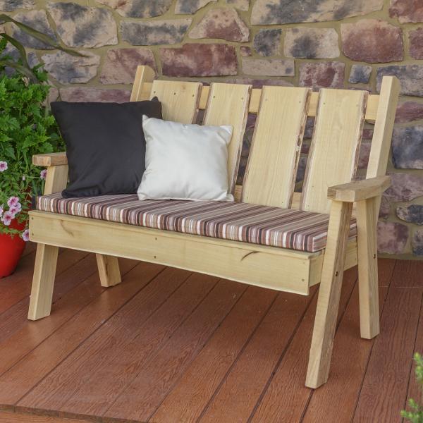 Timberland Premium Teak Wood Garden Bench - Outdoor Patio Furniture for Backyard, Deck, or Porch - Weather-Resistant & Durable Seating Solution
