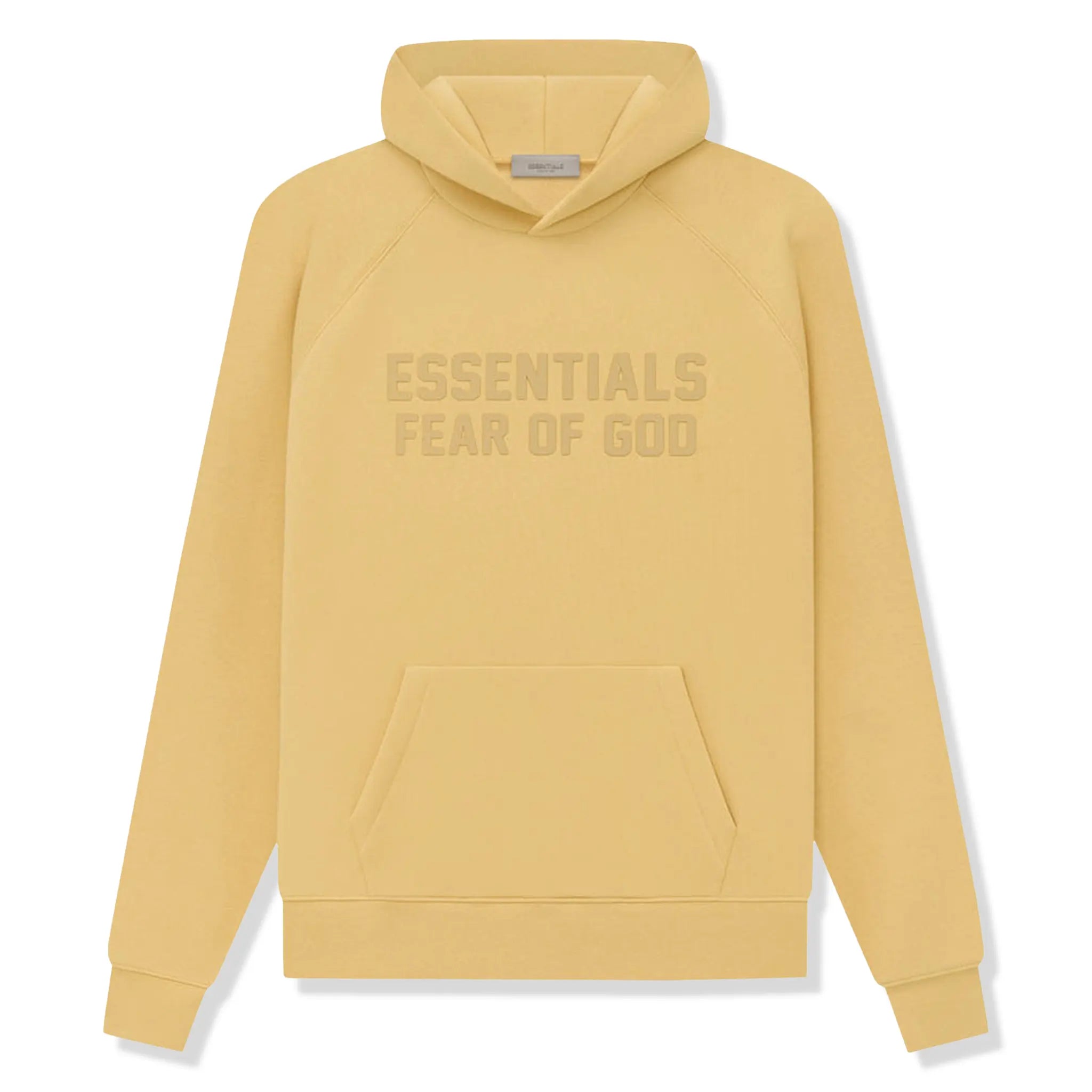 Fear Of God Essentials Light Tuscan Hoodie (SS23) - Premium Cotton Pullover for Men & Women - Perfect for Casual Wear, Street Style & Loungewear