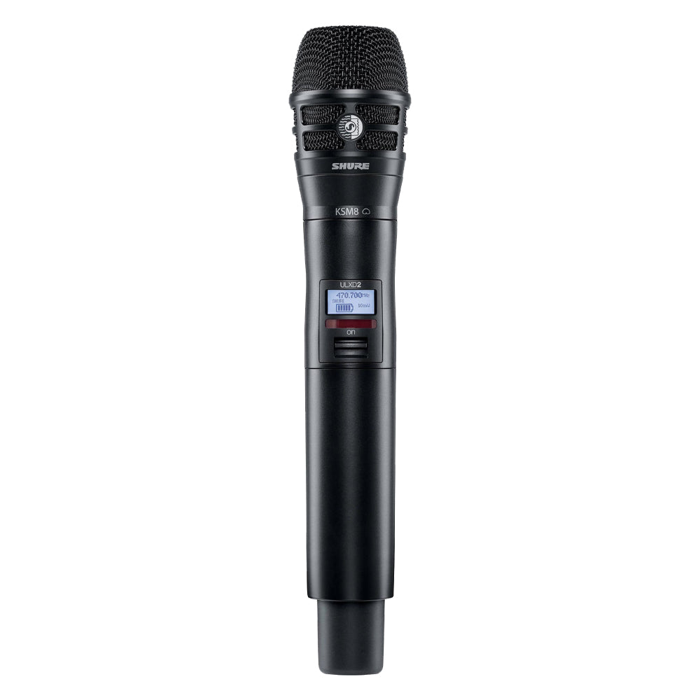 Shure ULXD2/K8B ULXD Wireless Handheld Microphone for Live Performances, Public Speaking & Studio Recording - Professional Grade Digital Wireless System