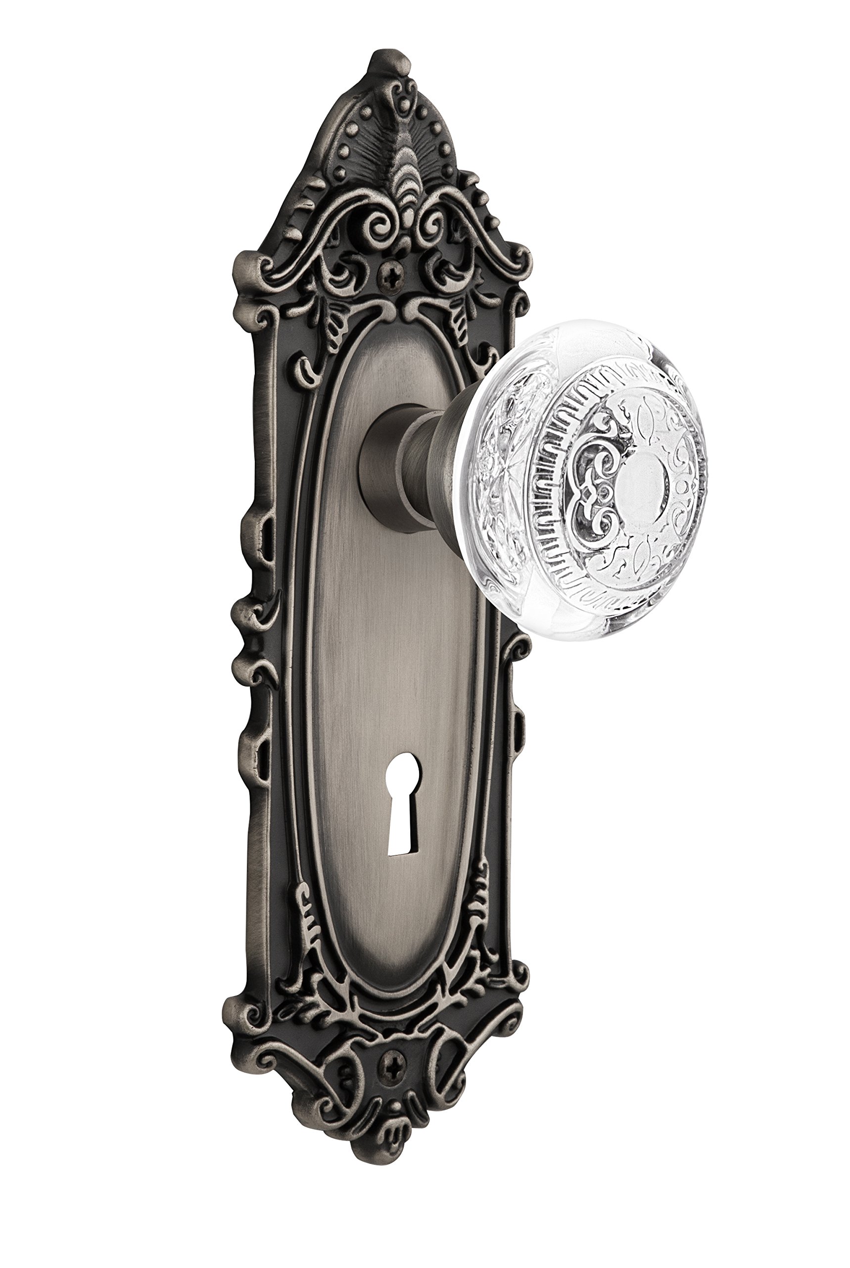 Nostalgic Warehouse 751690 Victorian Crystal Egg & Dart Knob - 2.25