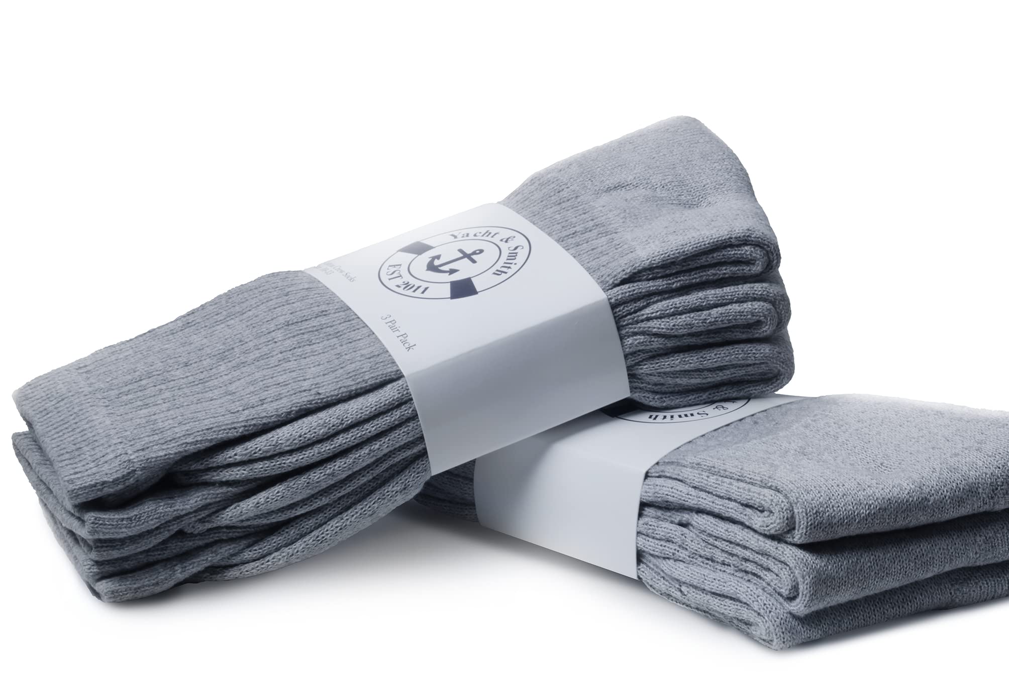 48-Pack Men's & Women's Lightweight Cotton Crew Socks - Bulk Wholesale for Homeless Donations, Comfortable Everyday Wear for Work, Gym & Casual Outfits