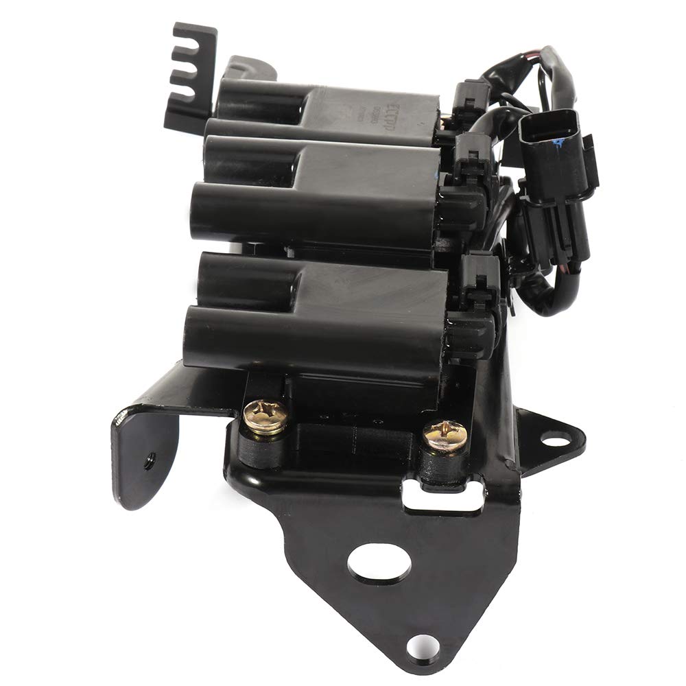 CCiYu 1 Pack Ignition Coil Compatible with Hyundai Santa Fe 2001-2006 Models - Replaces UF425 2730137116 - Perfect for Engine Performance & Smooth Driving