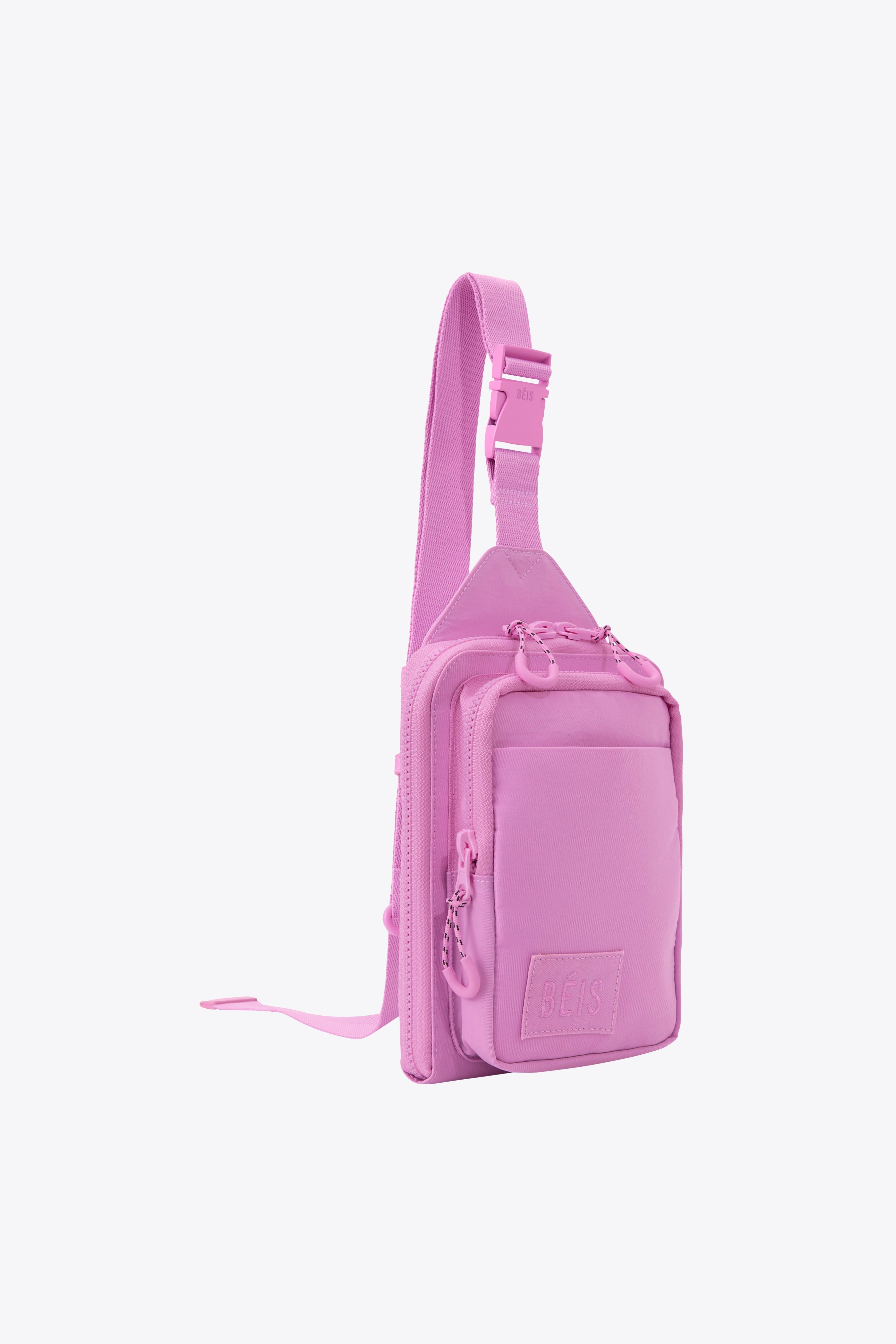 Premium Berry-Colored Sport Sling Bag - Lightweight & Adjustable for Running, Gym, Hiking & Travel - Hands-Free Convenience for Active Lifestyles