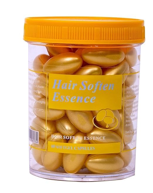 Angelie Vitamin E Hair Capsules for Hair Growth, Damage Repair, Anti-Dandruff & Shine - Reduce Hair Fall & Nourish Scalp for Healthy Hair - Perfect for Daily Hair Care & Styling Protection