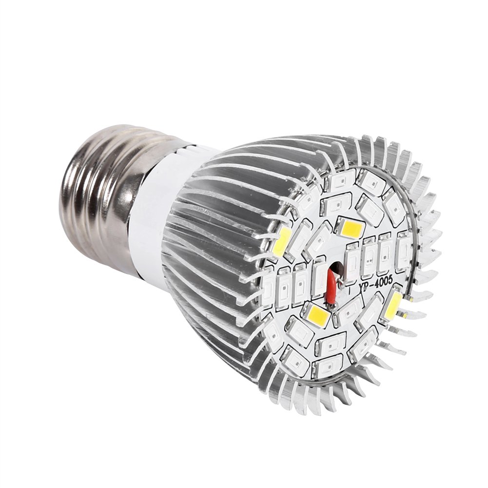 5W E27 LED Grow Light Bulb - Full Spectrum Plant Growing Lamp for Hydroponics, Indoor Gardening, Flowers & Herbs - Perfect for DIY Home Greenhouse, Grow Tent and Seed Starting