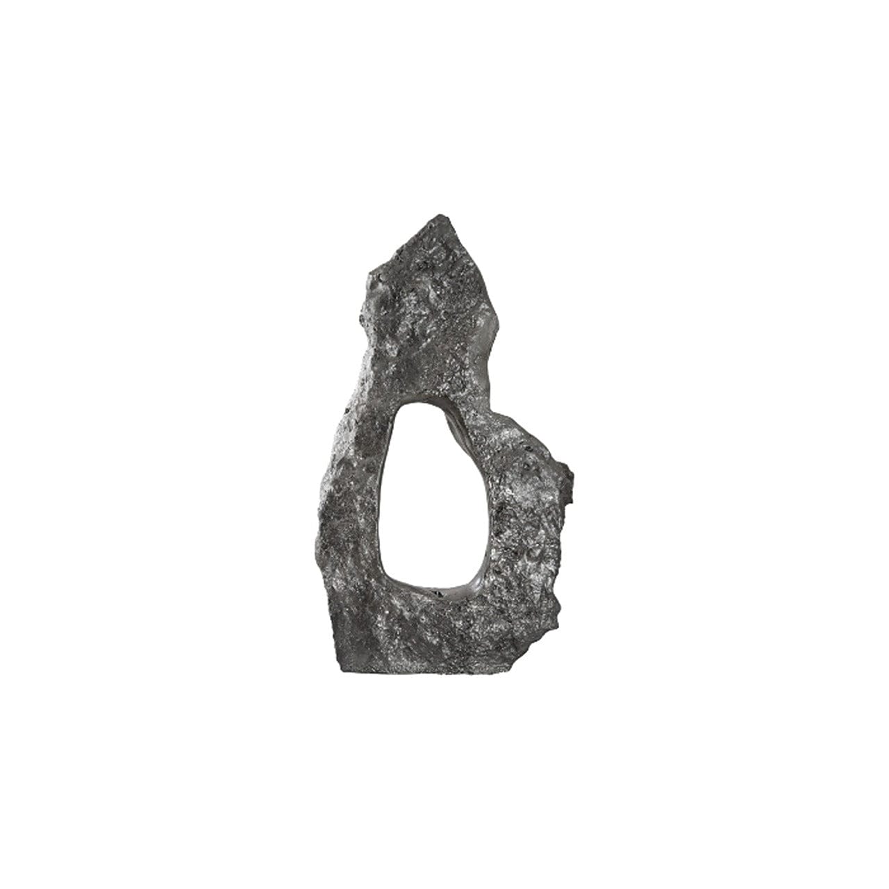 Large Cast Stone Ovoid Sculpture - Handmade Garden Statue, Modern Home Decor for Outdoor & Indoor - Perfect for Patio, Yard, and Living Room