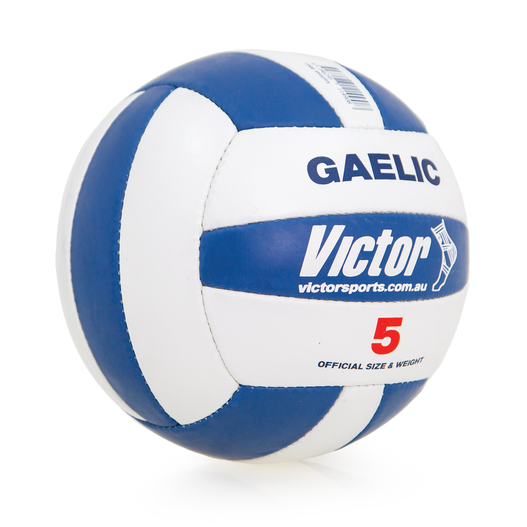 Victor Official Size Gaelic Football - Premium Synthetic Leather for Training & Matches - Perfect for Sports Enthusiasts & Team Play