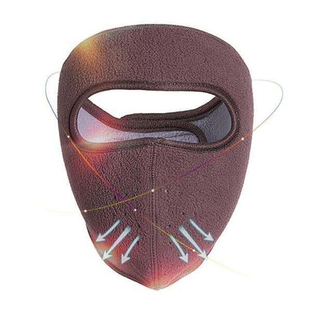Geeylly Winter Fleece Mask - Warm & Soft Face Cover for Cold Weather - Windproof & Breathable Balaclava for Skiing, Snowboarding & Outdoor Activities