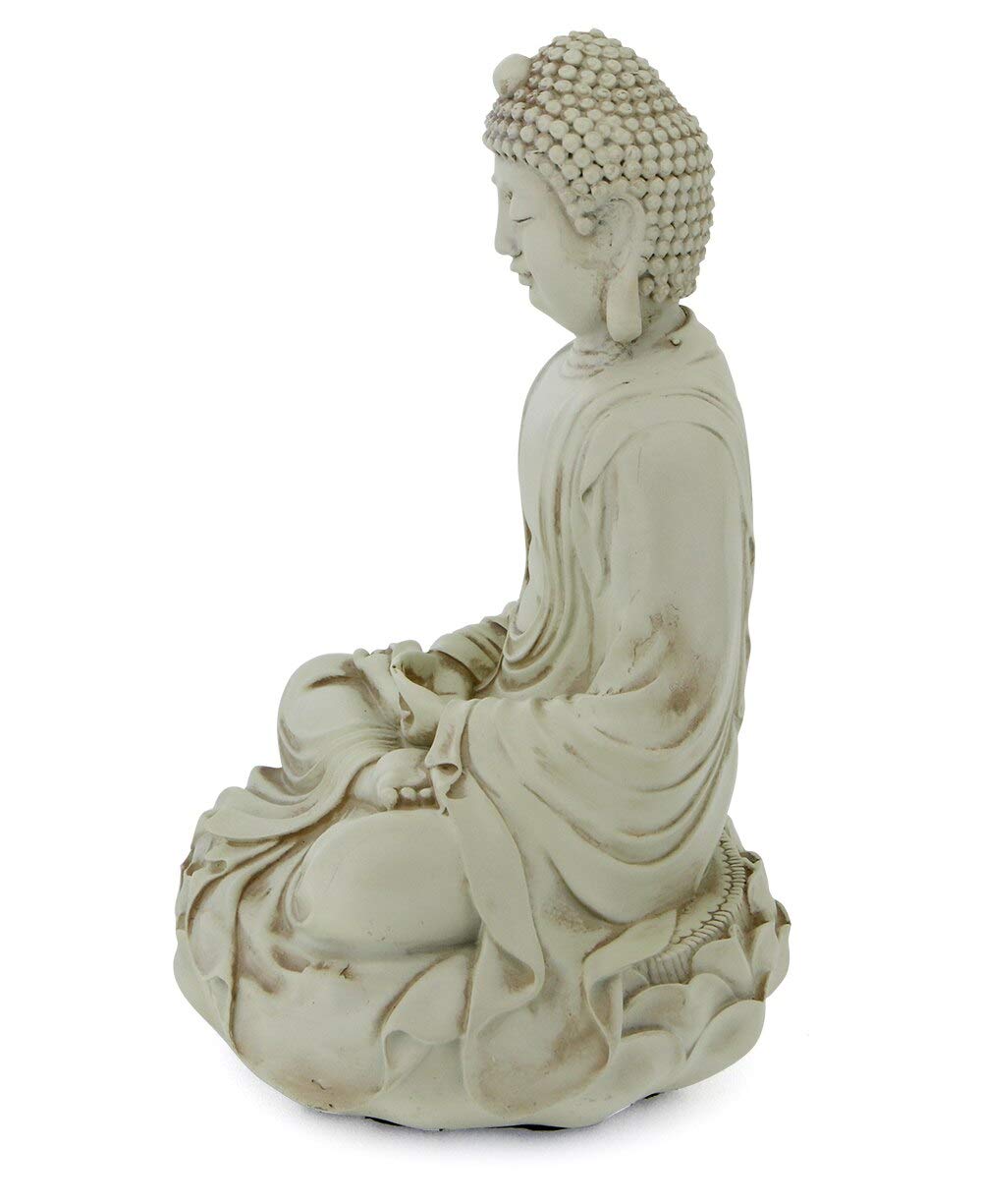 Serene Buddha Meditation Statue - 6.5 Inch Handcrafted Home Decor for Yoga, Zen Garden & Spiritual Relaxation | Perfect for Meditation Spaces & Mindful Living