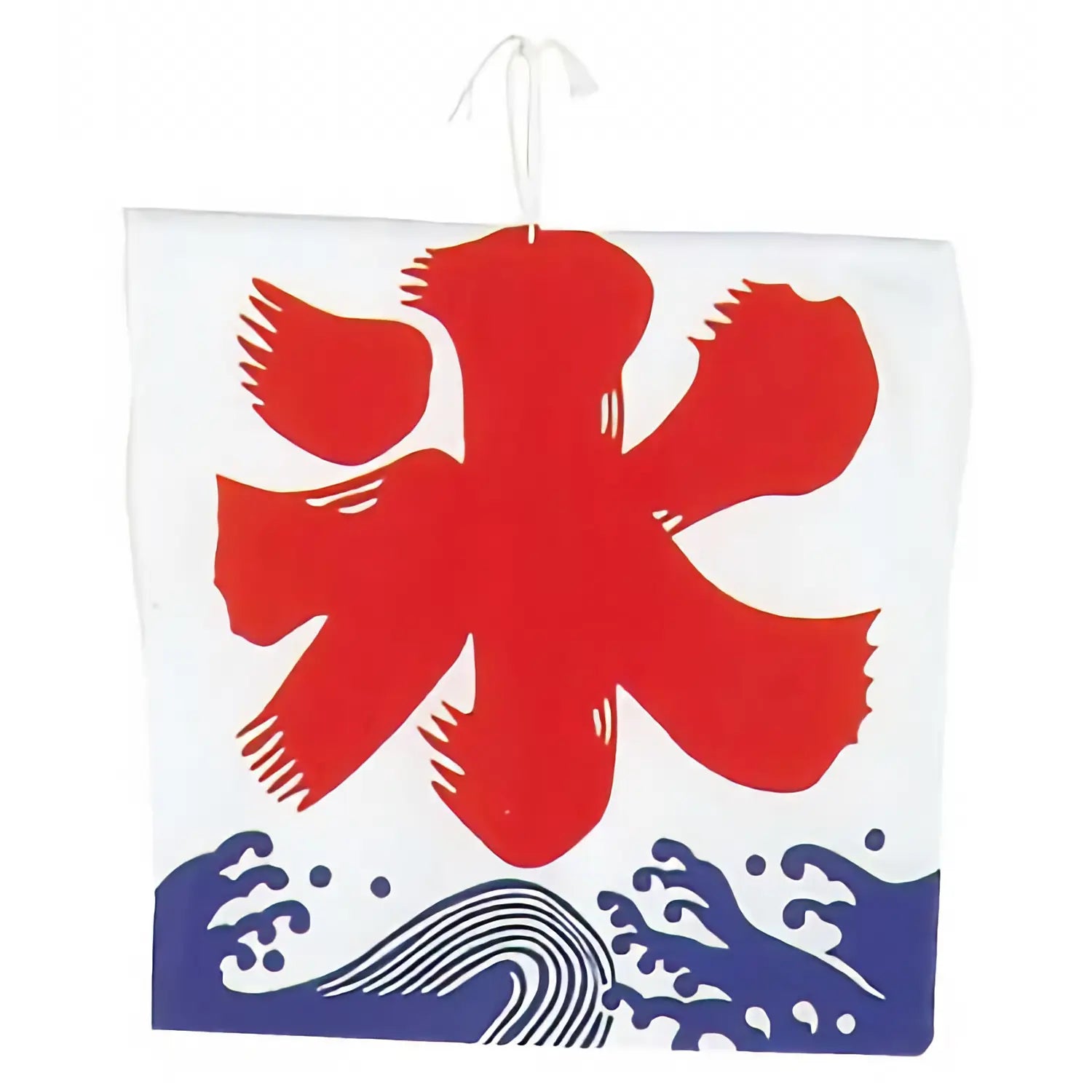 Premium EBM Cotton Square Shaved Ice Shop Flag - Durable & Washable Restaurant Decor for Summer Treats, Frozen Dessert Stands & Tropical Themed Parties