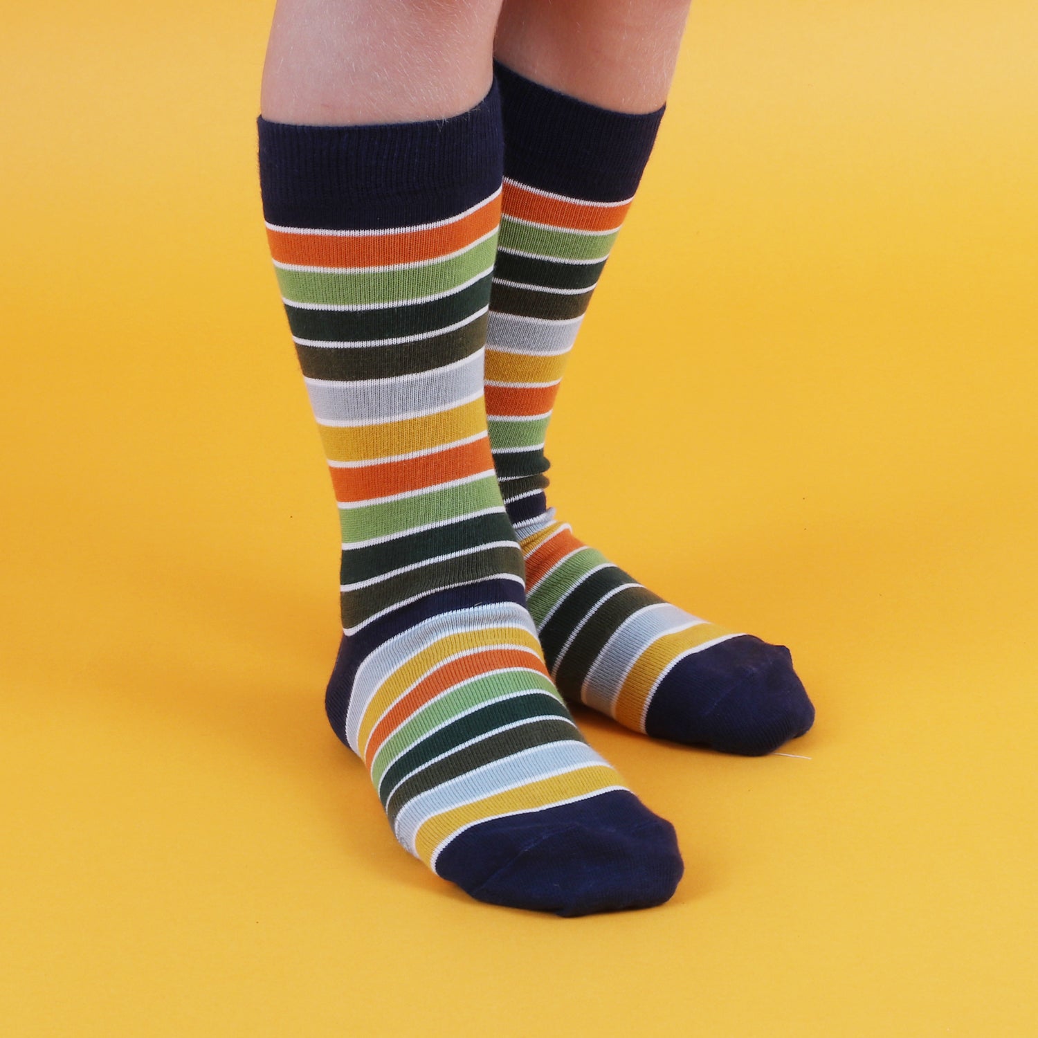 Kids Striped Cotton Socks - Soft Breathable Ankle Socks for Boys & Girls - Perfect for School, Sports & Everyday Wear