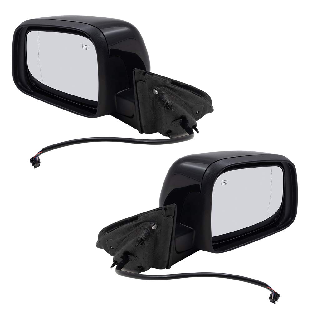 Replacement Power Folding Side Mirrors for 2014-2019 Jeep Grand Cherokee - Durable Auto Parts for Off-Roading & Daily Driving