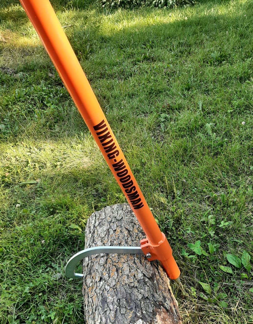 60 Inch Aluminum Peavey Hook - Lightweight Yet Stronger Than Steel - Perfect for Logging, Forestry, and Heavy-Duty Material Handling
